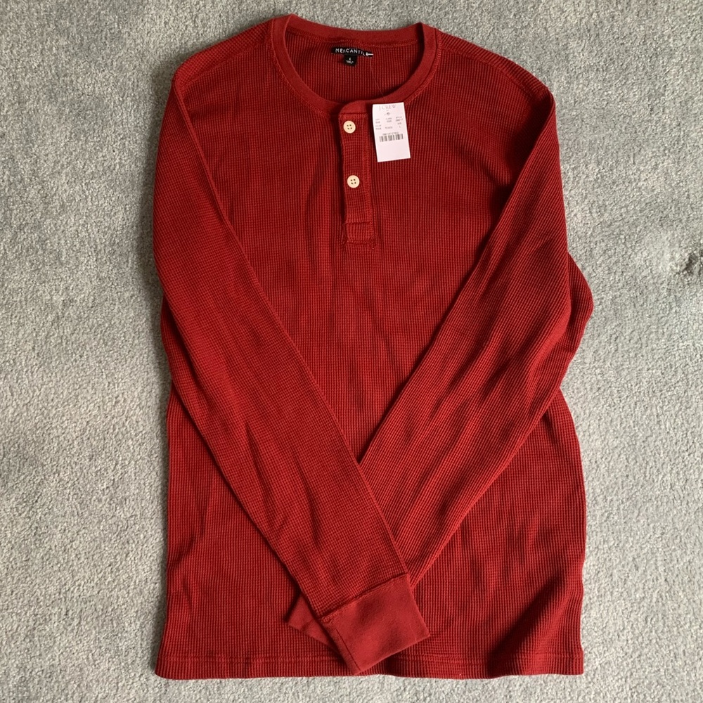 Men’s J.Crew thermal Henley size large